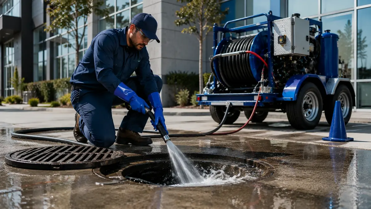 Commercial Hydro Jet Drain Cleaning in Pearblossom