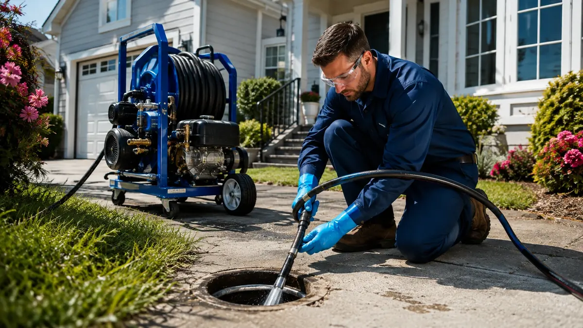 Residential Hydro Jet Drain Cleaning in Pearblossom